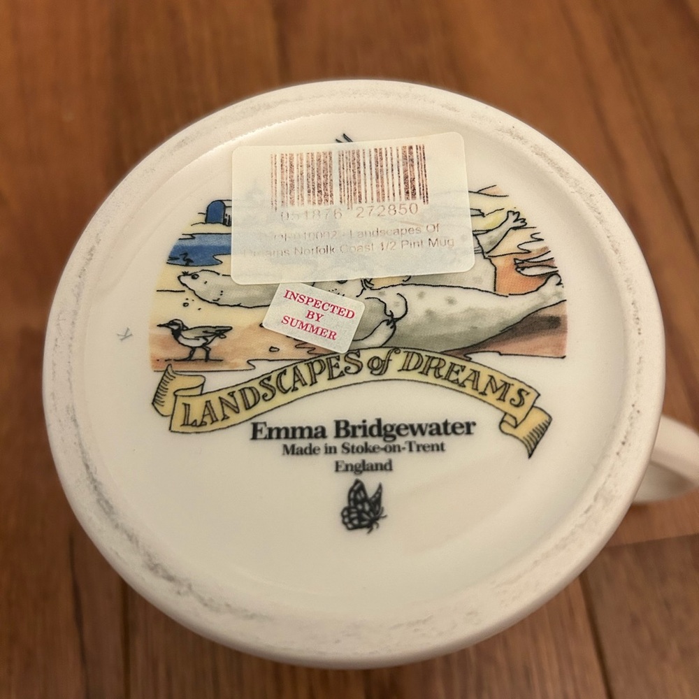 Emma Bridgewater Landscapes Of Dreams Norfolk Coast 1/2 Pint - NEW! - Picture 4 of 4